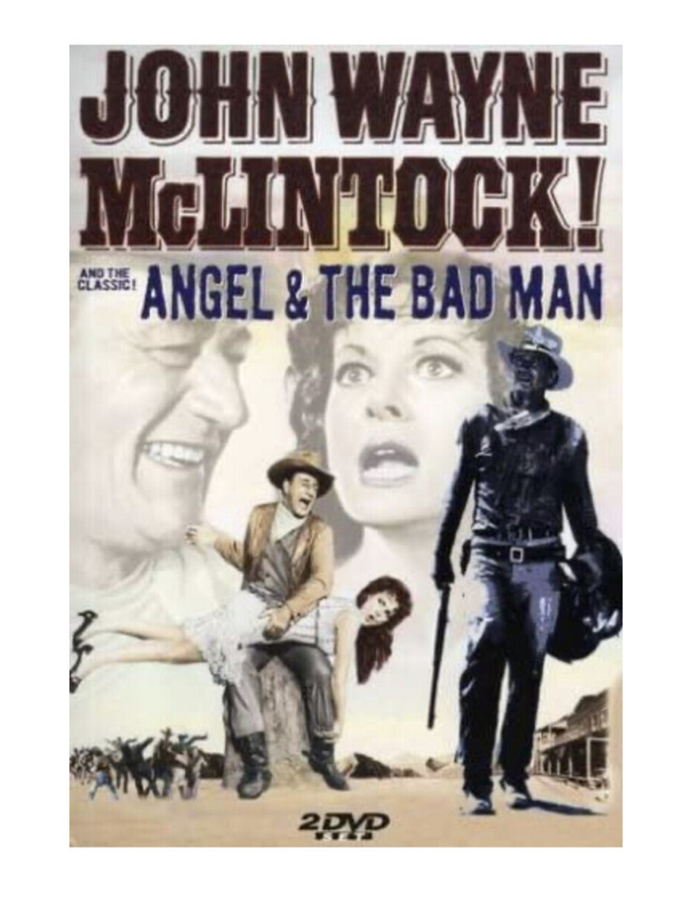 New Sealed McLintock! & Angel and The Bad Man DVD Set John Wayne
